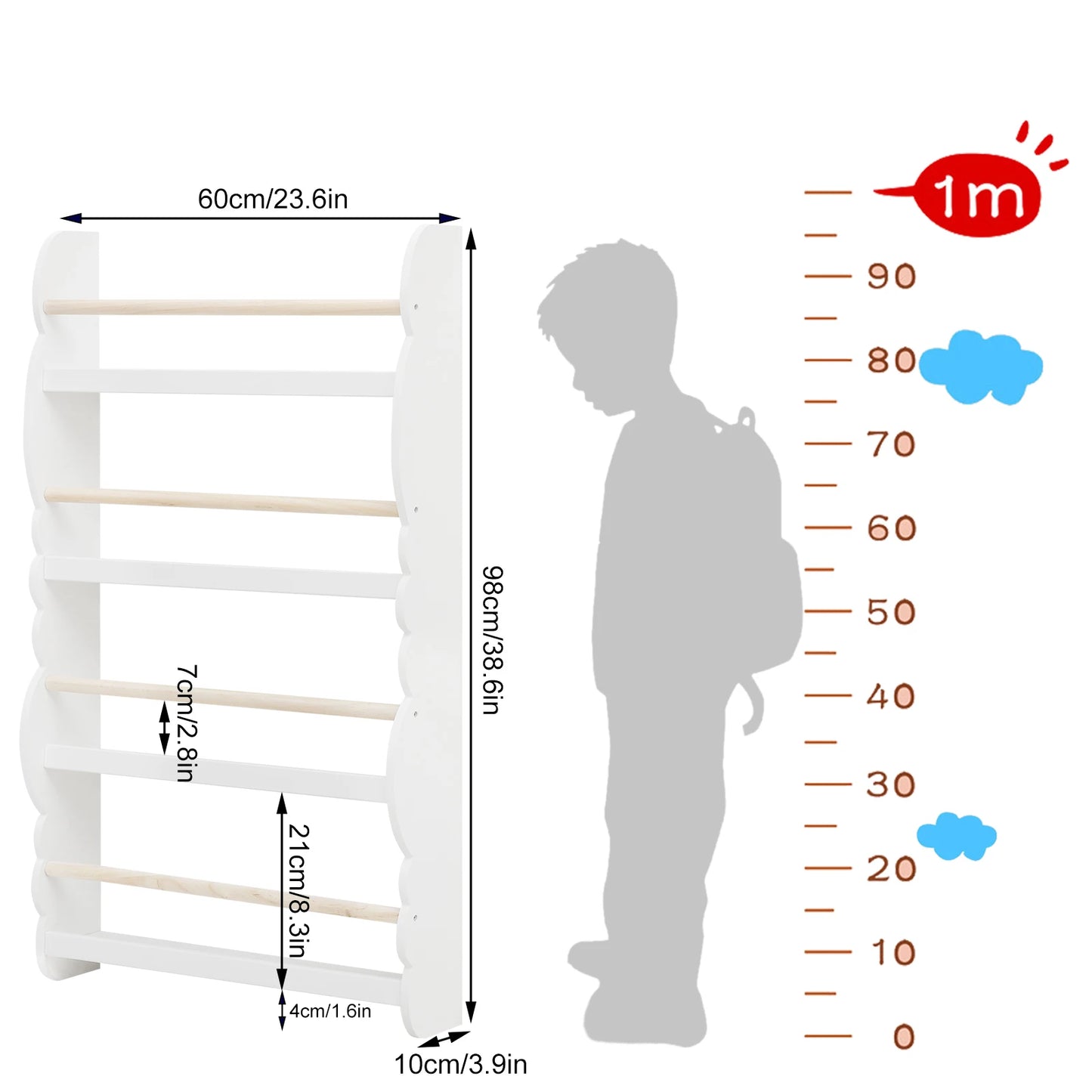 Etagère Murale Livre Enfant