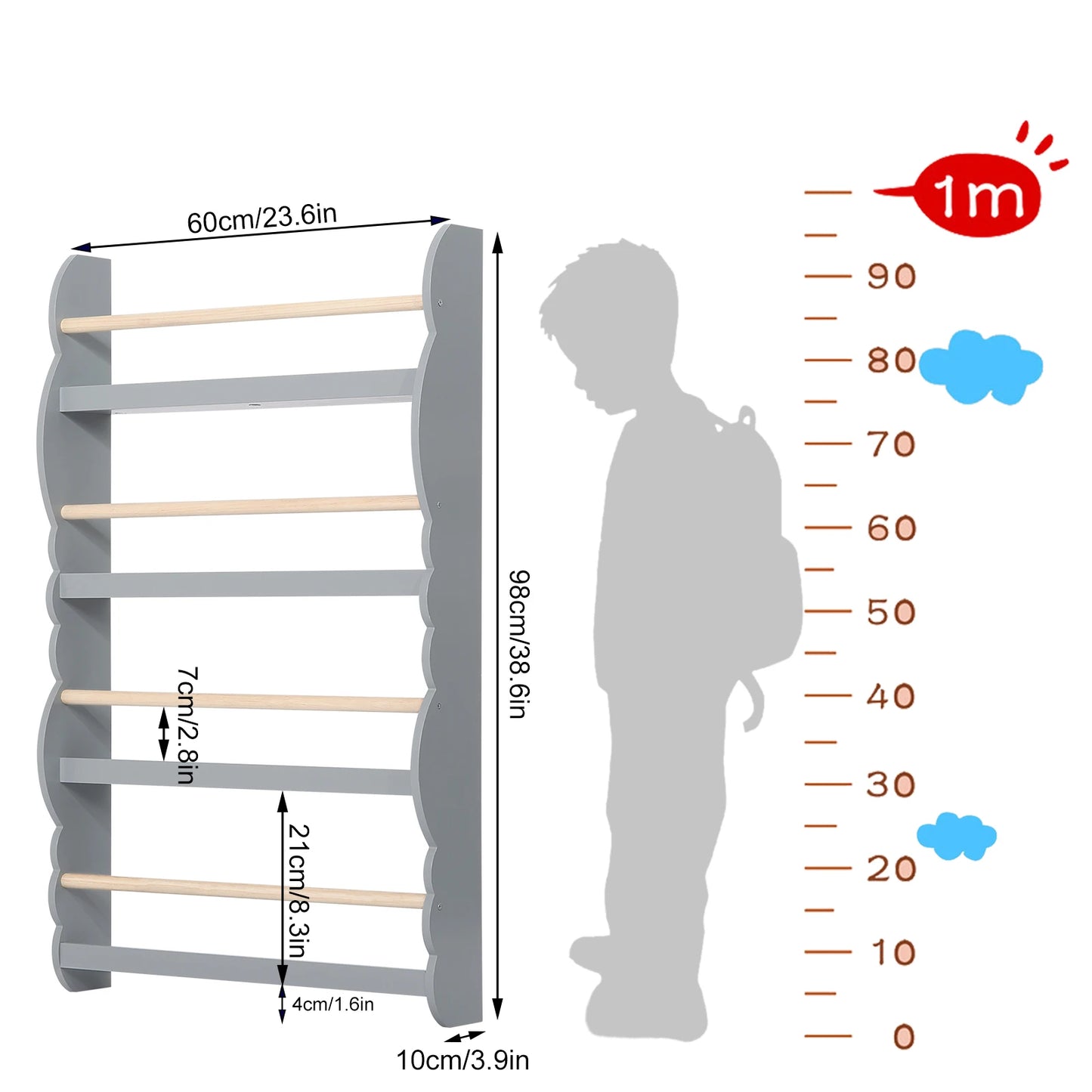 Etagère Murale Livre Enfant