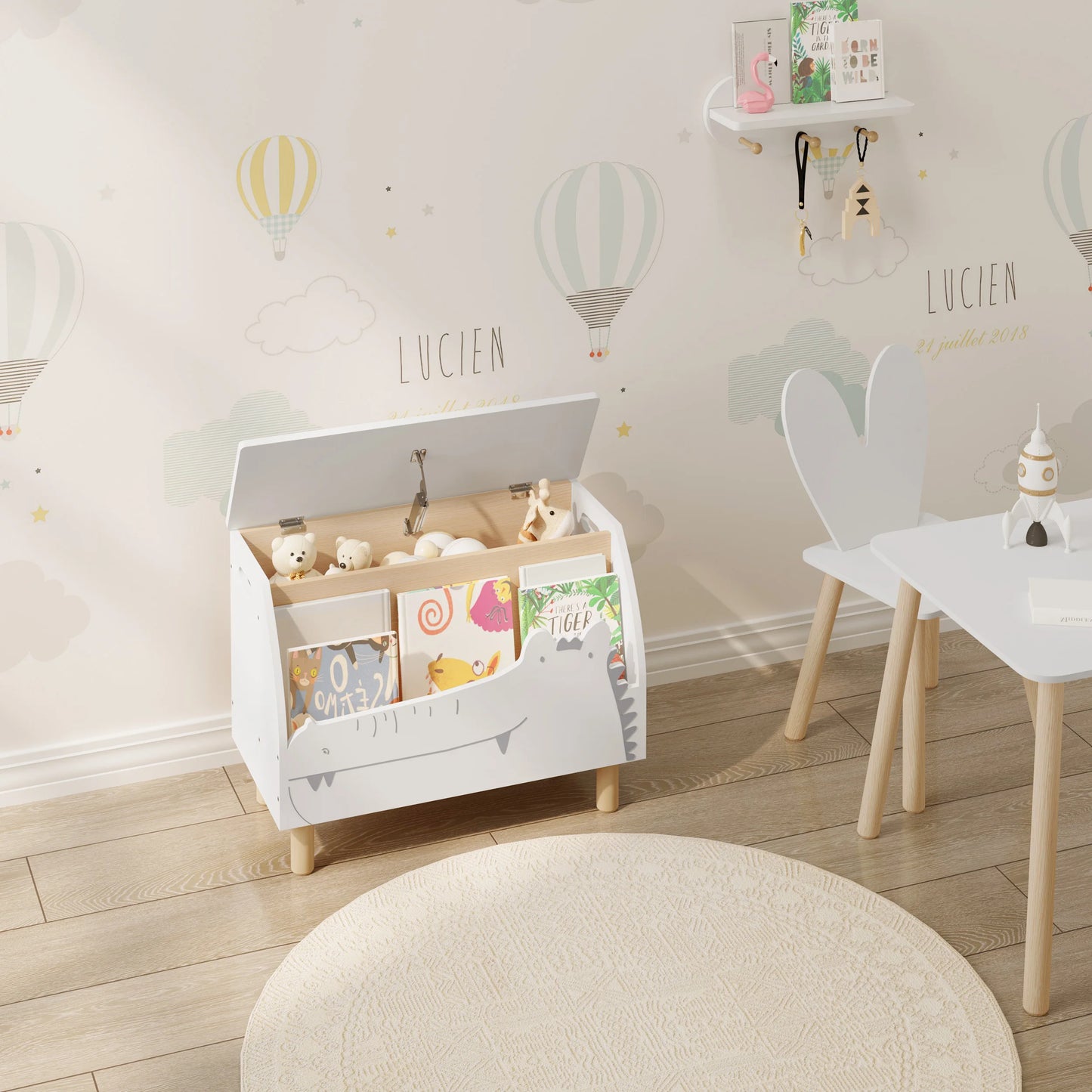 Bibliotheque Coffre Enfant