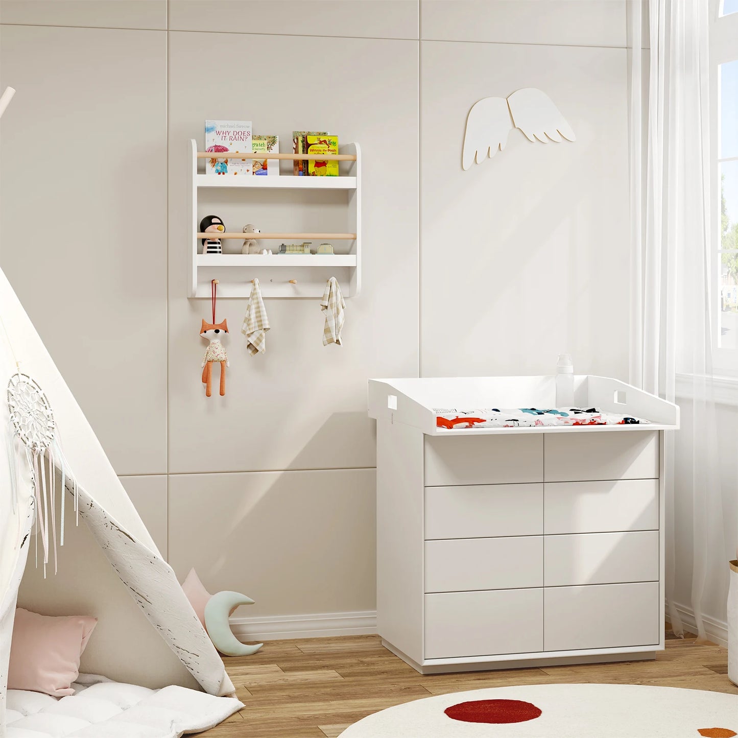 Bibliotheque Mural Enfant