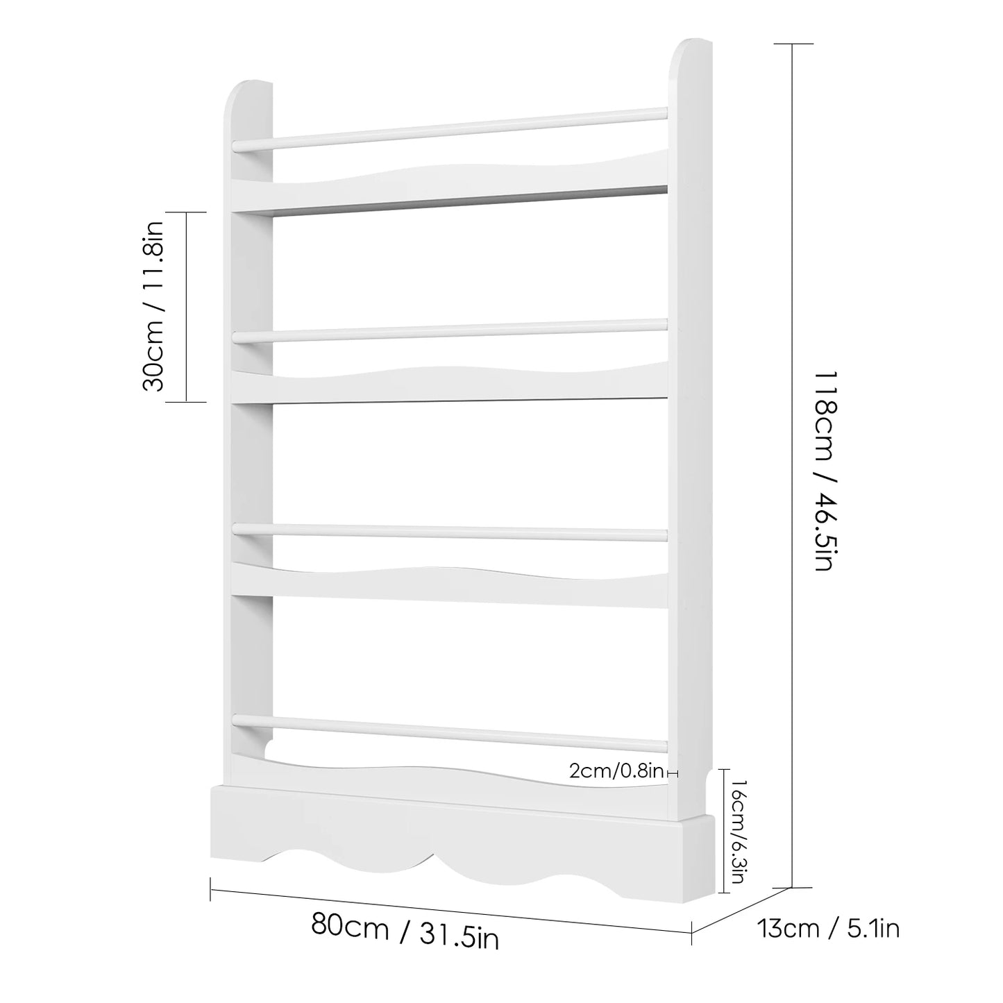 Bibliotheque Enfant Blanc