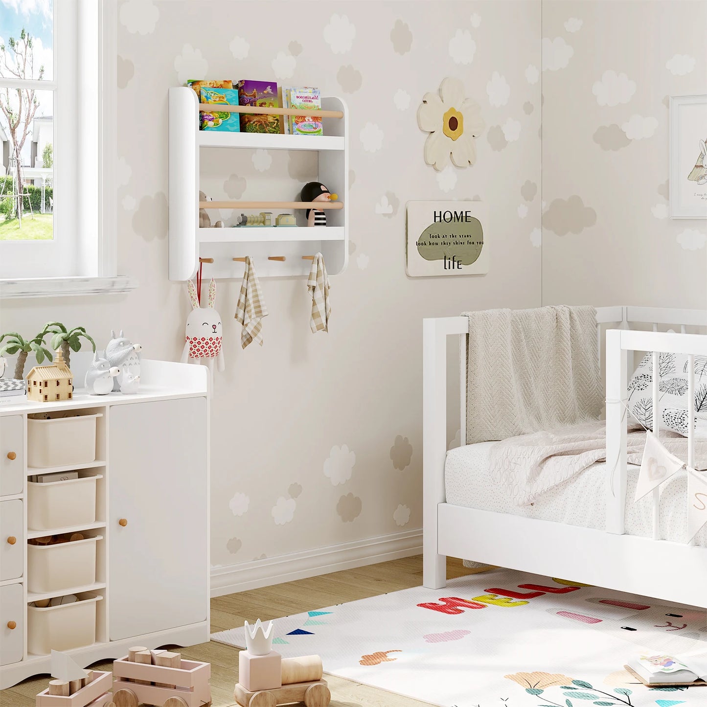 Bibliotheque Mural Enfant