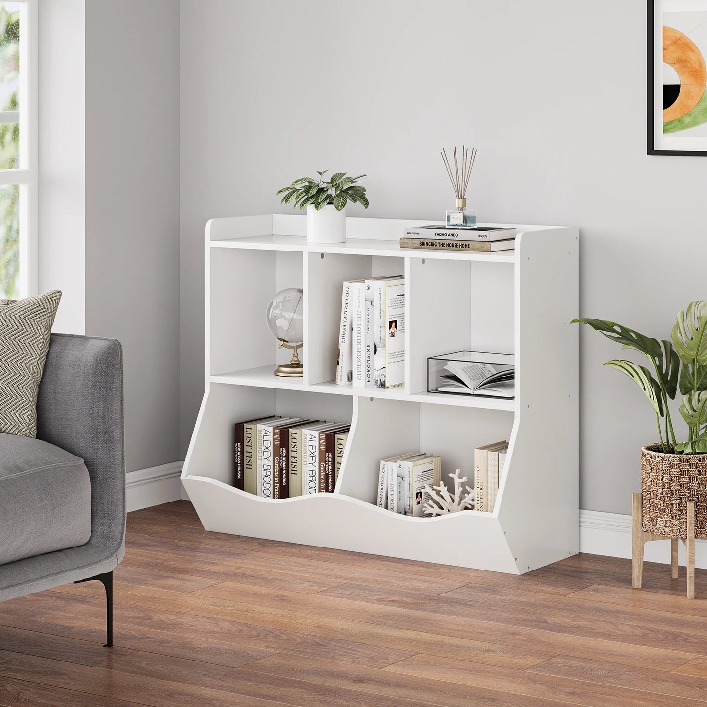 Petite Bibliothèque Blanche Enfant